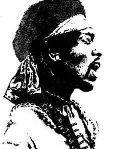 Alternative view of Star Jimmy Hendrix